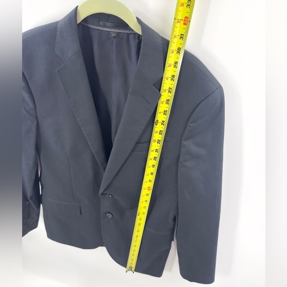 J Crew Mens Ludlow Single Breasted Blazer Size 38R Black Sport Coat Two Button - Picture 11 of 13